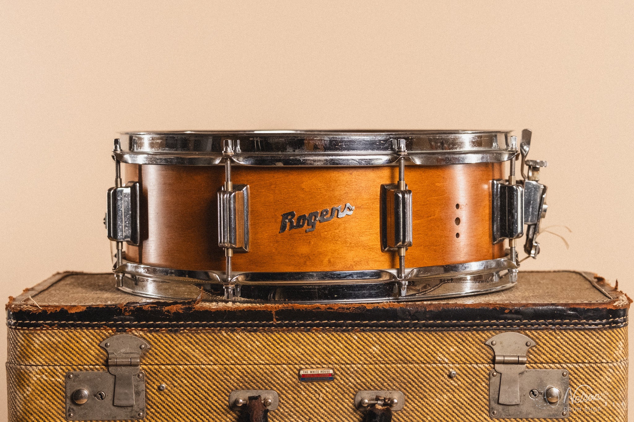 1960s Rogers Cleveland 'Powertone' in Natural Refinish - 5x14