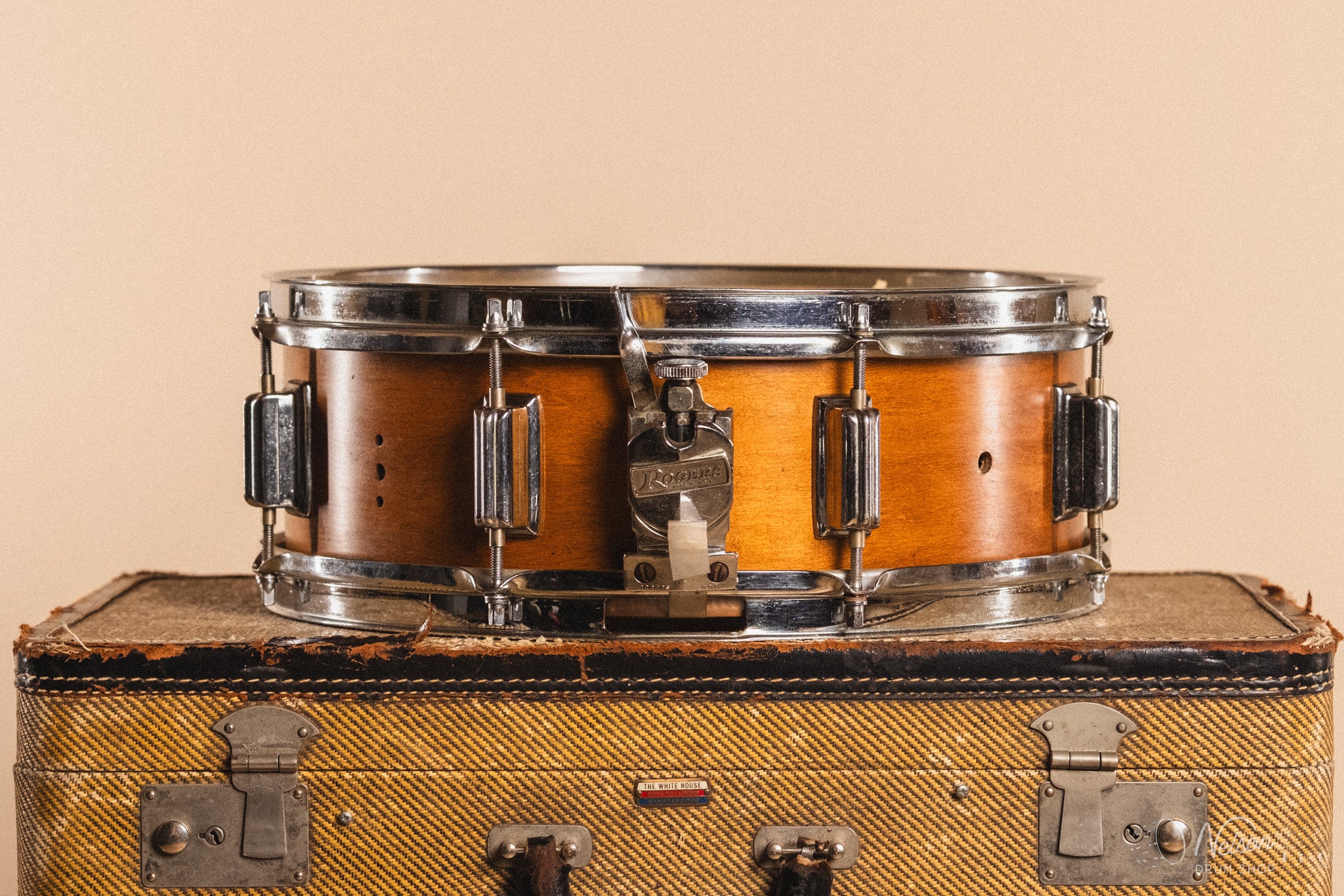 1960s Rogers Cleveland 'Powertone' in Natural Refinish - 5x14