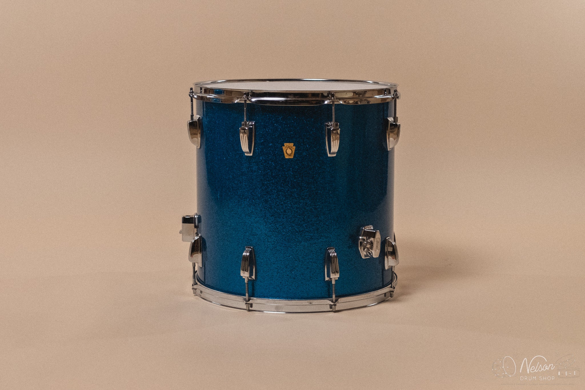 1960s Ludwig ‘Hollywood’ in Blue Sparkle - 14x22, 16x16, 8x12, 8x12