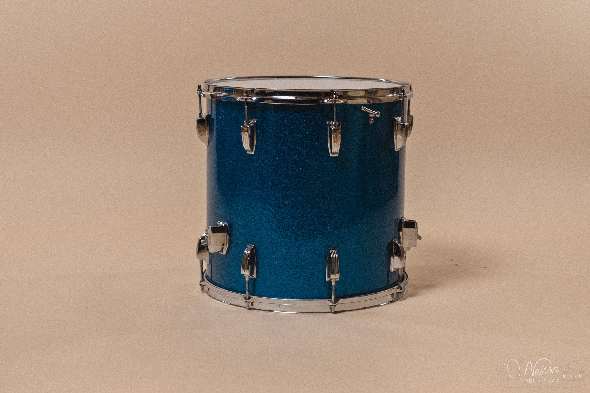 1960s Ludwig ‘Hollywood’ in Blue Sparkle - 14x22, 16x16, 8x12, 8x12