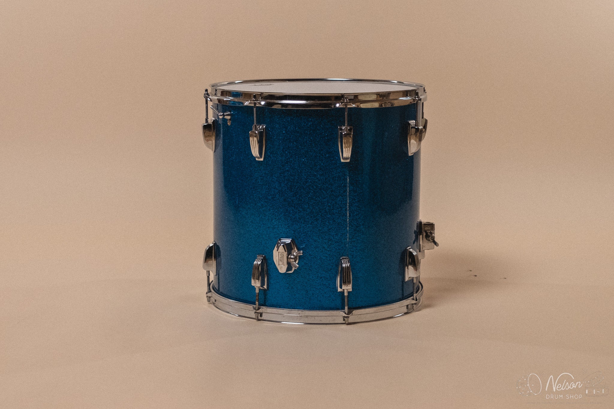 1960s Ludwig ‘Hollywood’ in Blue Sparkle - 14x22, 16x16, 8x12, 8x12