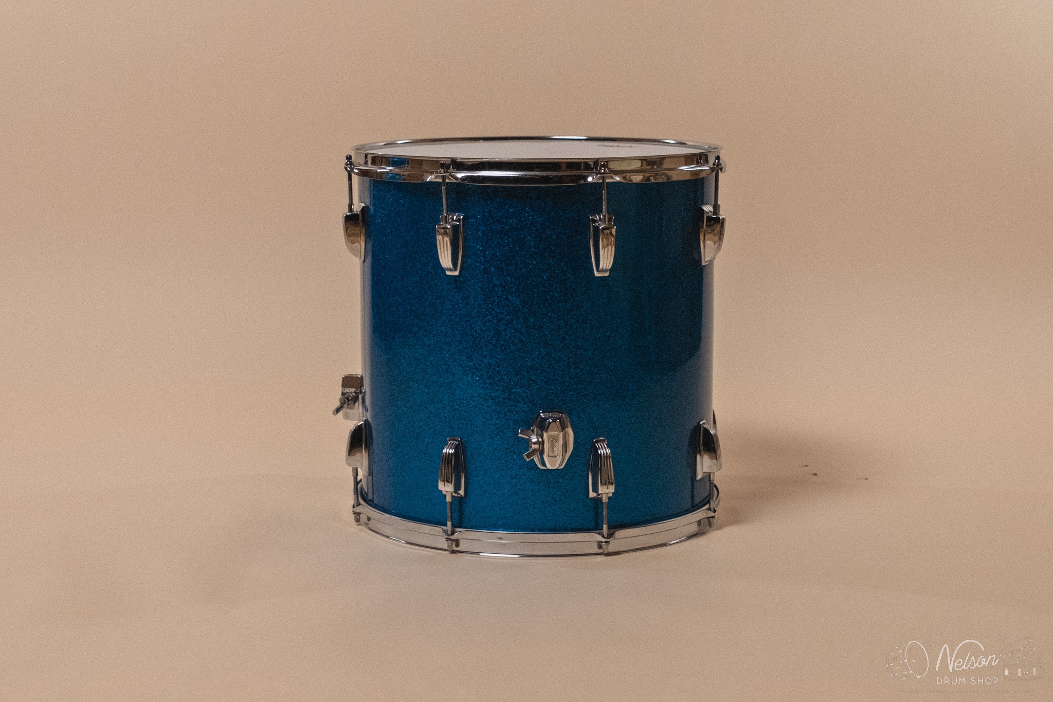 1960s Ludwig ‘Hollywood’ in Blue Sparkle - 14x22, 16x16, 8x12, 8x12