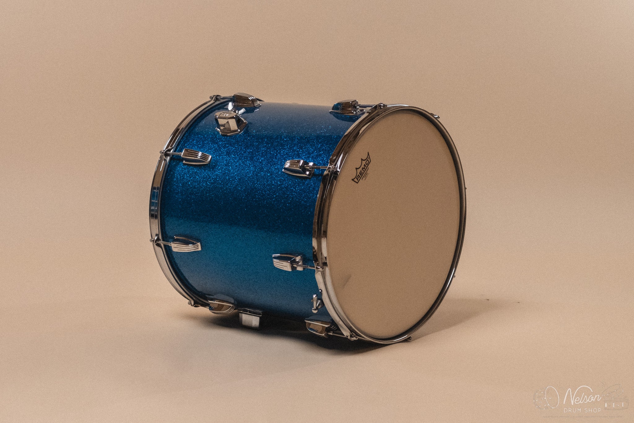 1960s Ludwig ‘Hollywood’ in Blue Sparkle - 14x22, 16x16, 8x12, 8x12