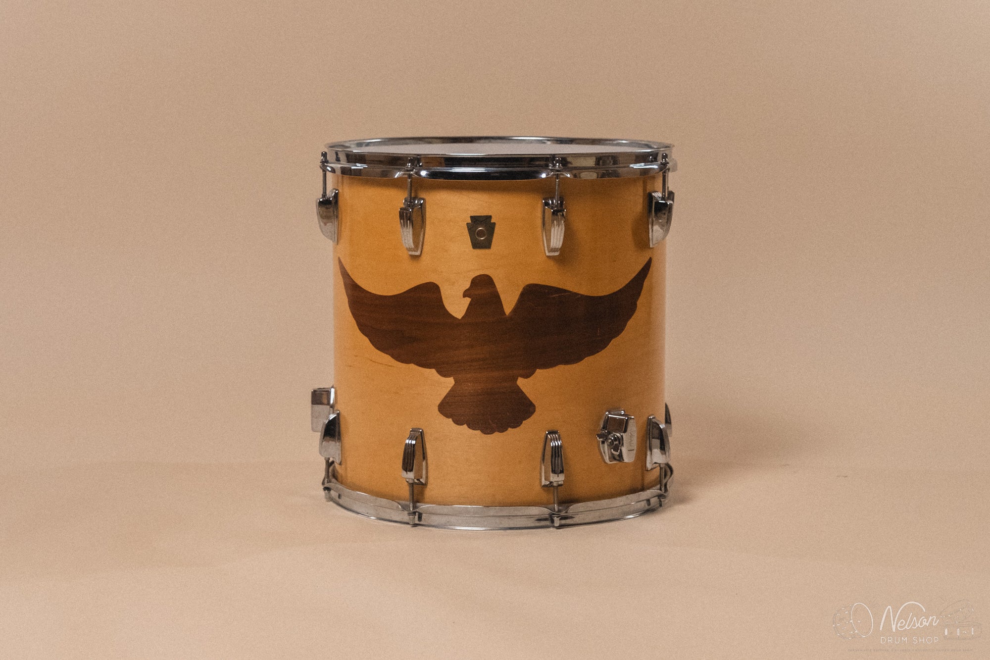 1984 Ludwig 75th Anniversary Maple w/ Walnut Eagle Inlay - 14x22, 11x12, 12x13, 16x16