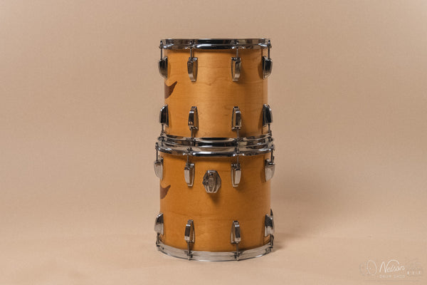 1984 Ludwig 75th Anniversary Maple w/ Walnut Eagle Inlay - 14x22, 11x12, 12x13, 16x16