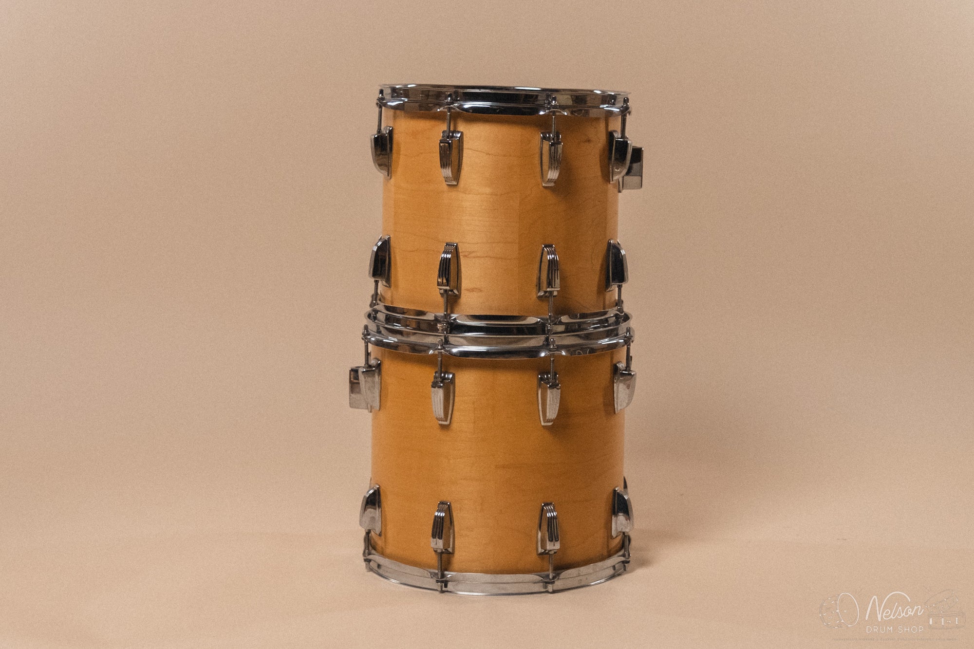 1984 Ludwig 75th Anniversary Maple w/ Walnut Eagle Inlay - 14x22, 11x12, 12x13, 16x16