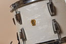 1964 Ludwig 'Super Classic' in White Marine Pearl - 14x22, 16x16, 9x13