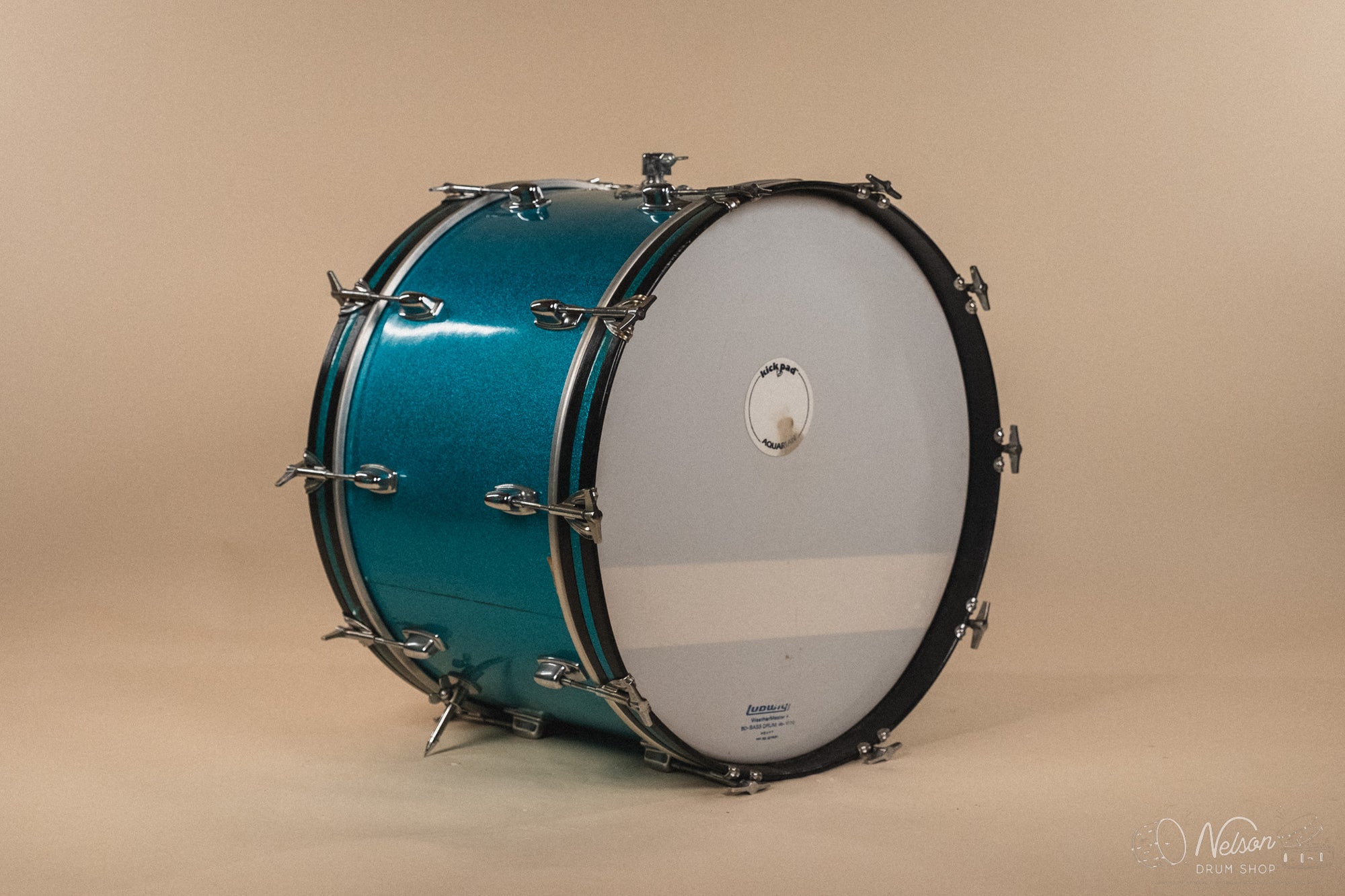 1970s Ludwig 'Standard S-320' in Blue Mist - 14x22, 16x16, 9x13