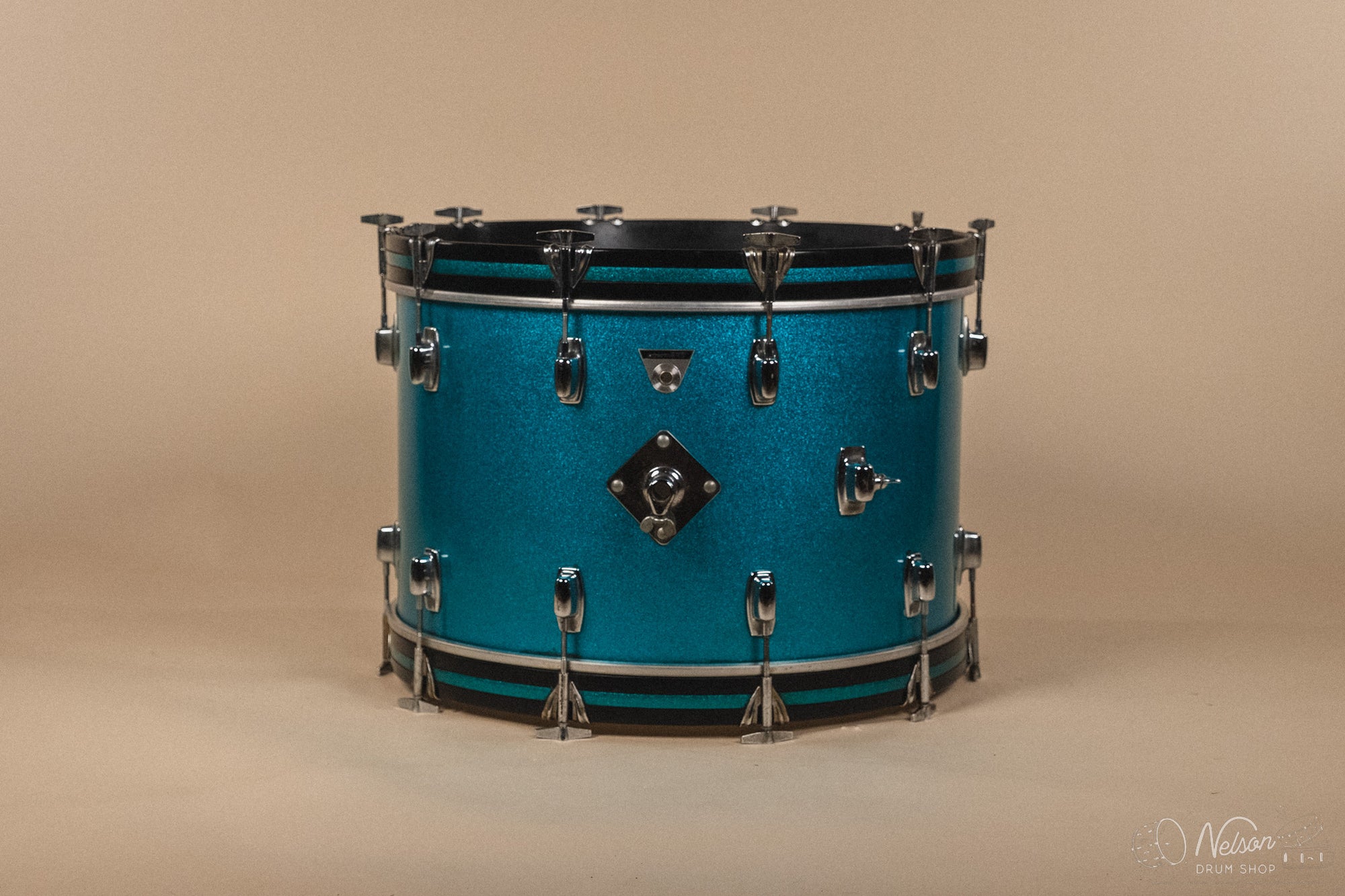 1970s Ludwig 'Standard S-320' in Blue Mist - 14x22, 16x16, 9x13