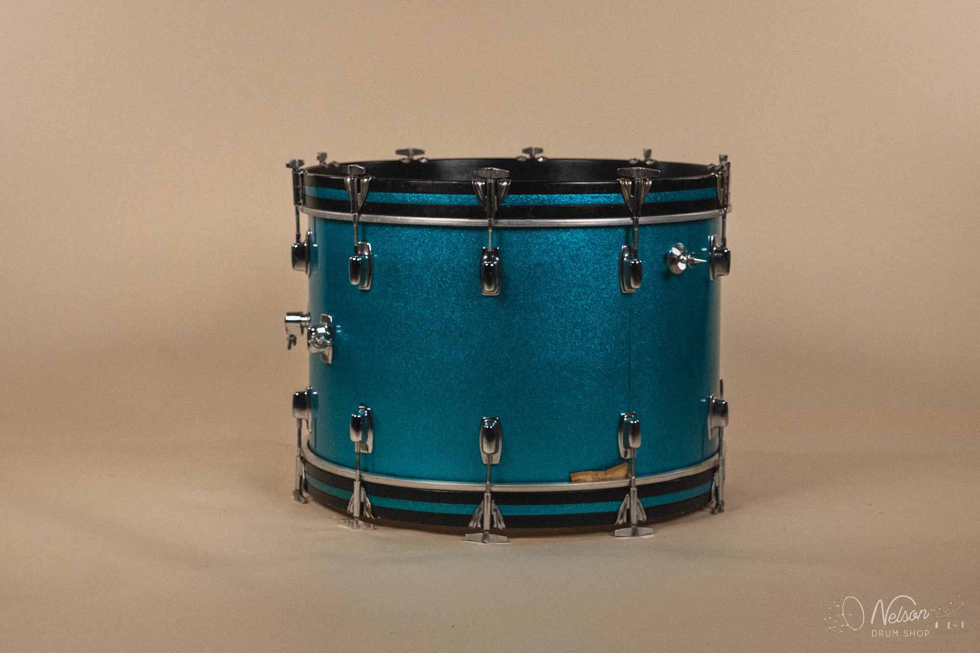 1970s Ludwig 'Standard S-320' in Blue Mist - 14x22, 16x16, 9x13