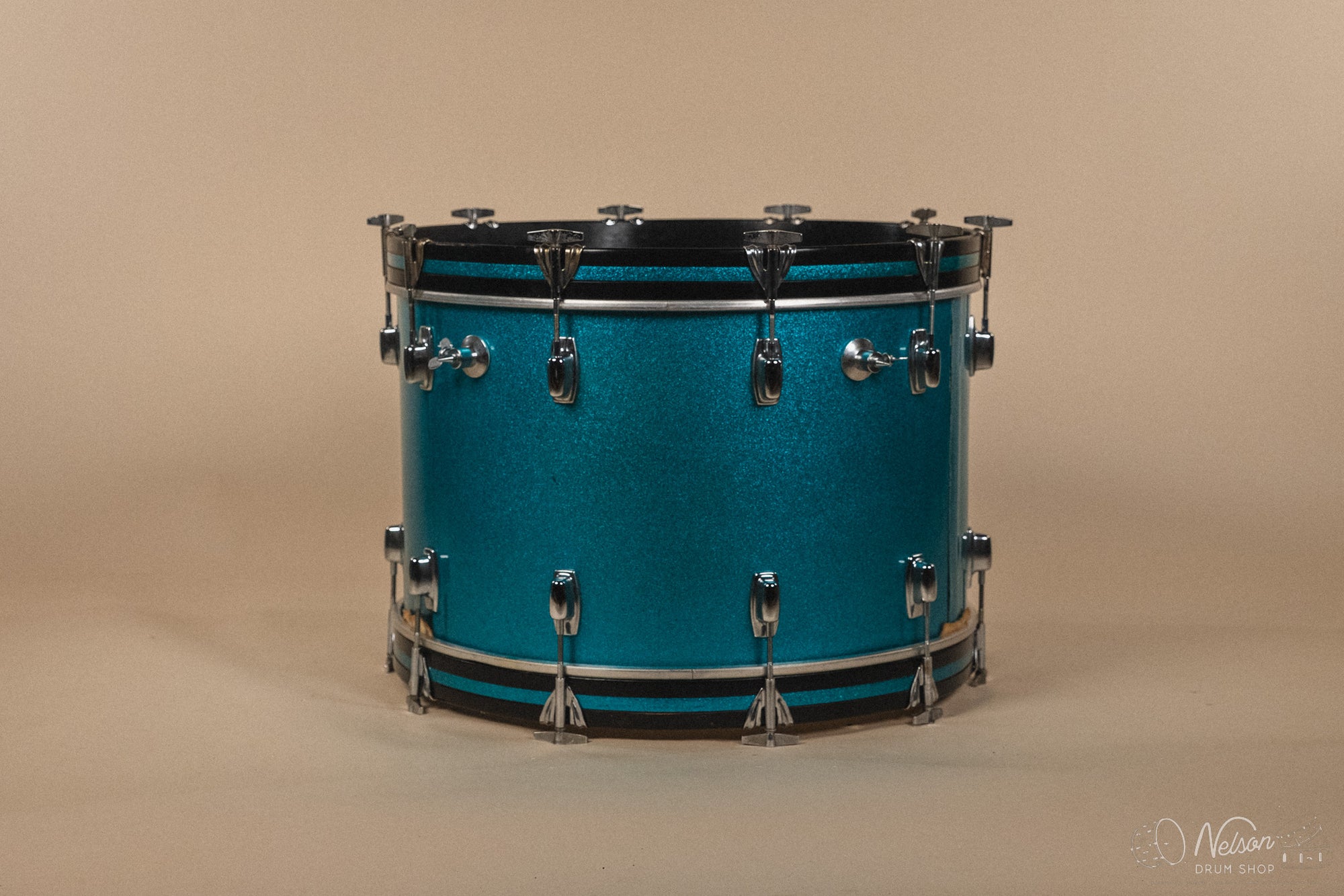 1970s Ludwig 'Standard S-320' in Blue Mist - 14x22, 16x16, 9x13