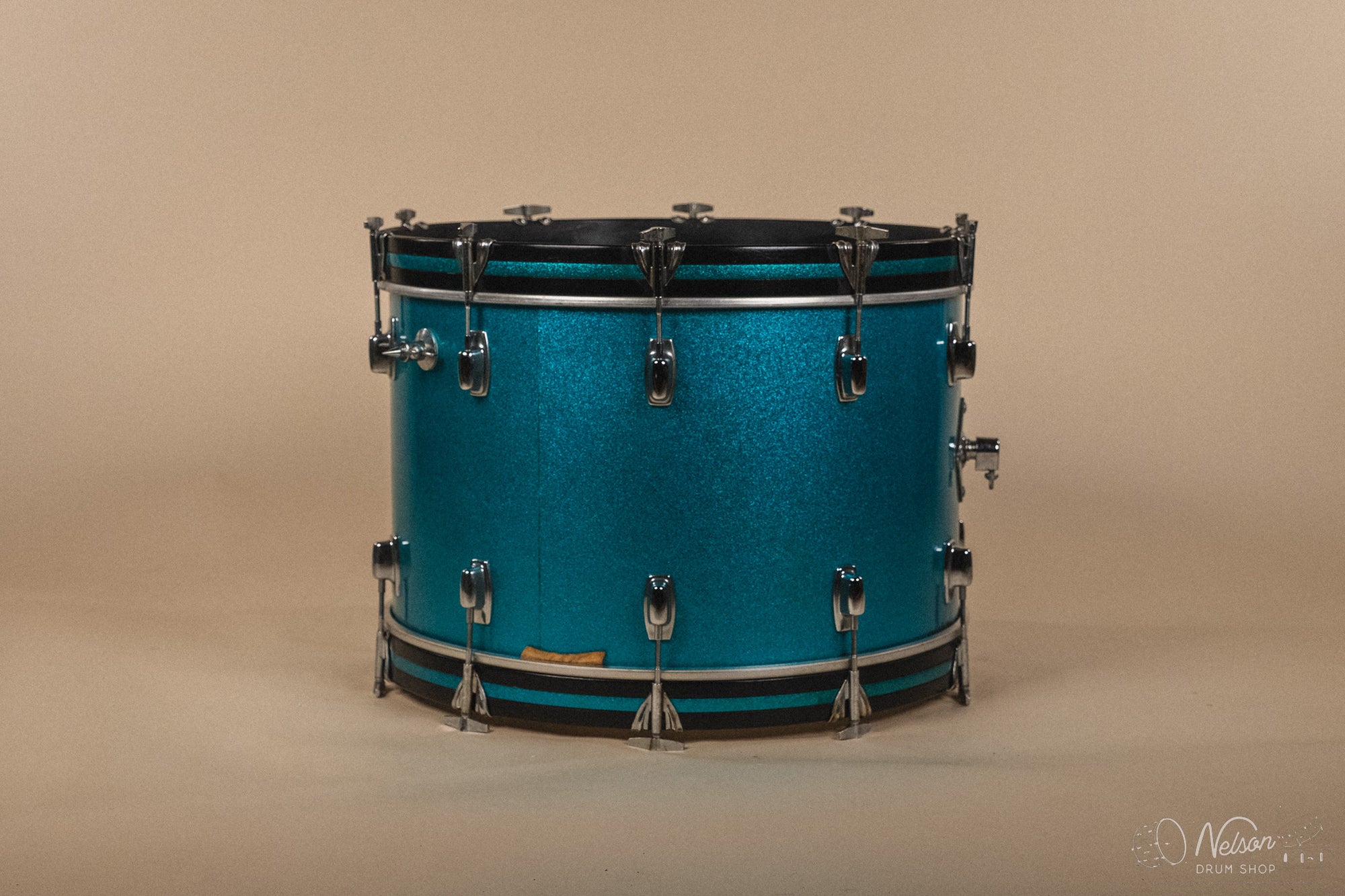 1970s Ludwig 'Standard S-320' in Blue Mist - 14x22, 16x16, 9x13