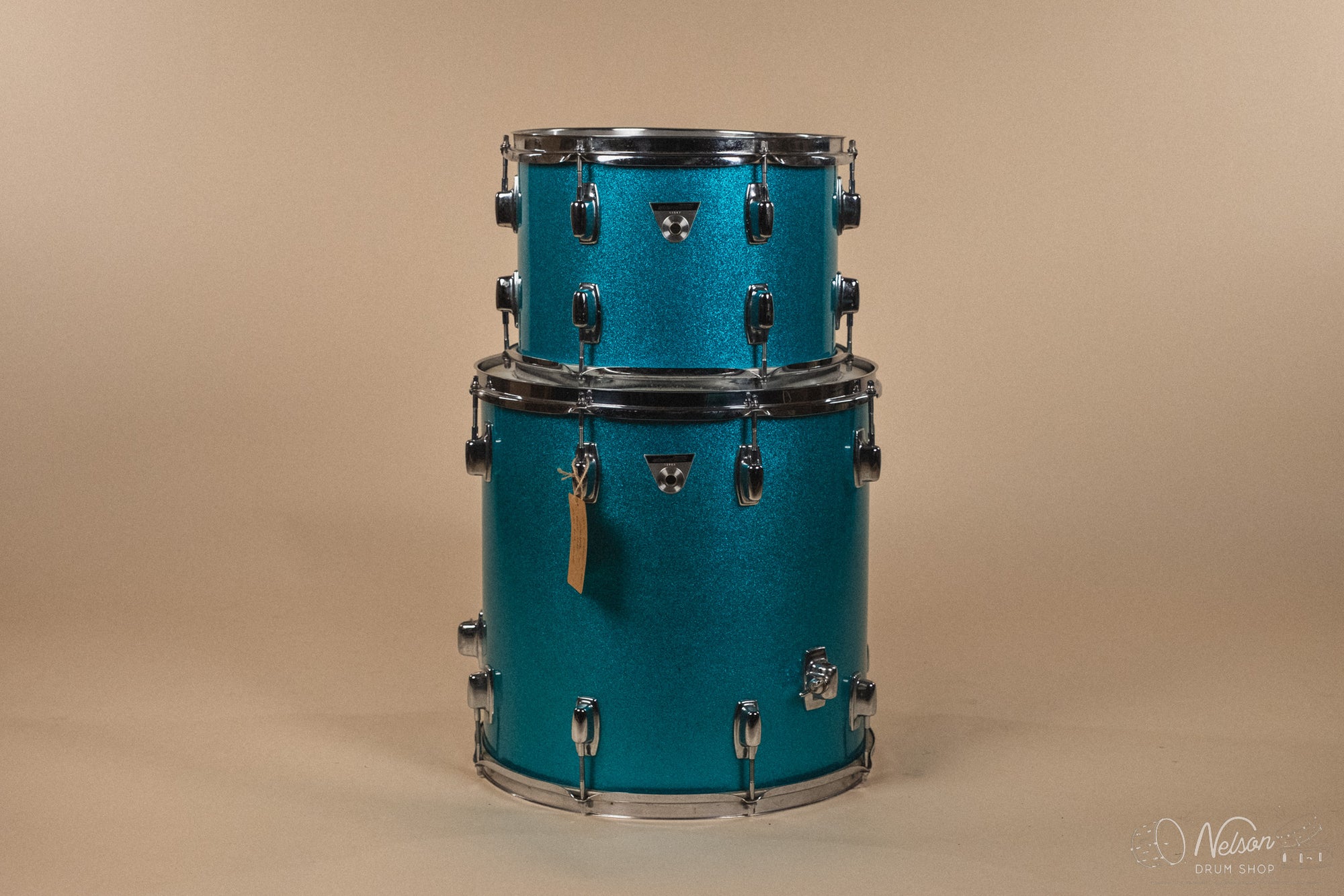 1970s Ludwig 'Standard S-320' in Blue Mist - 14x22, 16x16, 9x13