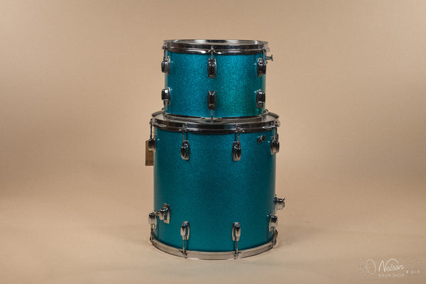 1970s Ludwig 'Standard S-320' in Blue Mist - 14x22, 16x16, 9x13