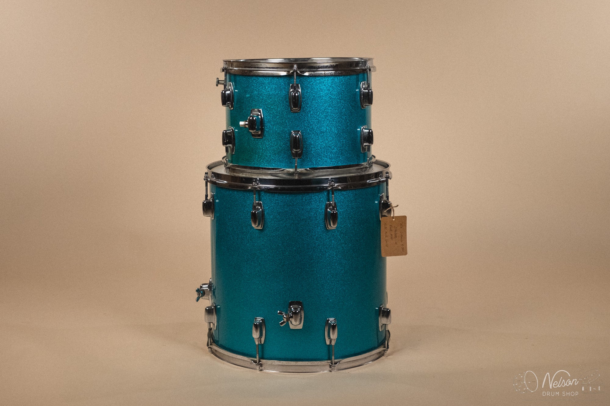 1970s Ludwig 'Standard S-320' in Blue Mist - 14x22, 16x16, 9x13