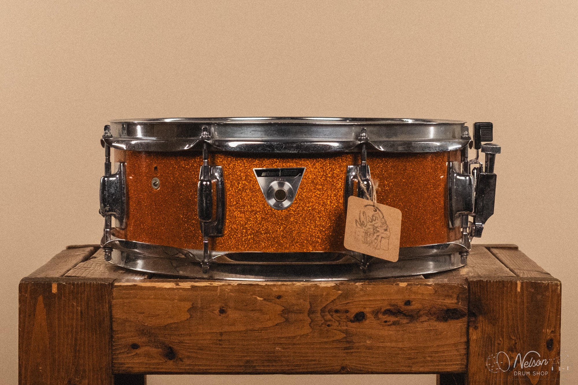 1970s Ludwig 'Standard S-100' in Gold Mist - 5x14