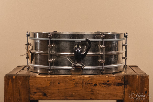 1920s Ludwig 'All-Around' 2pc NOB 6 lug - 5x14