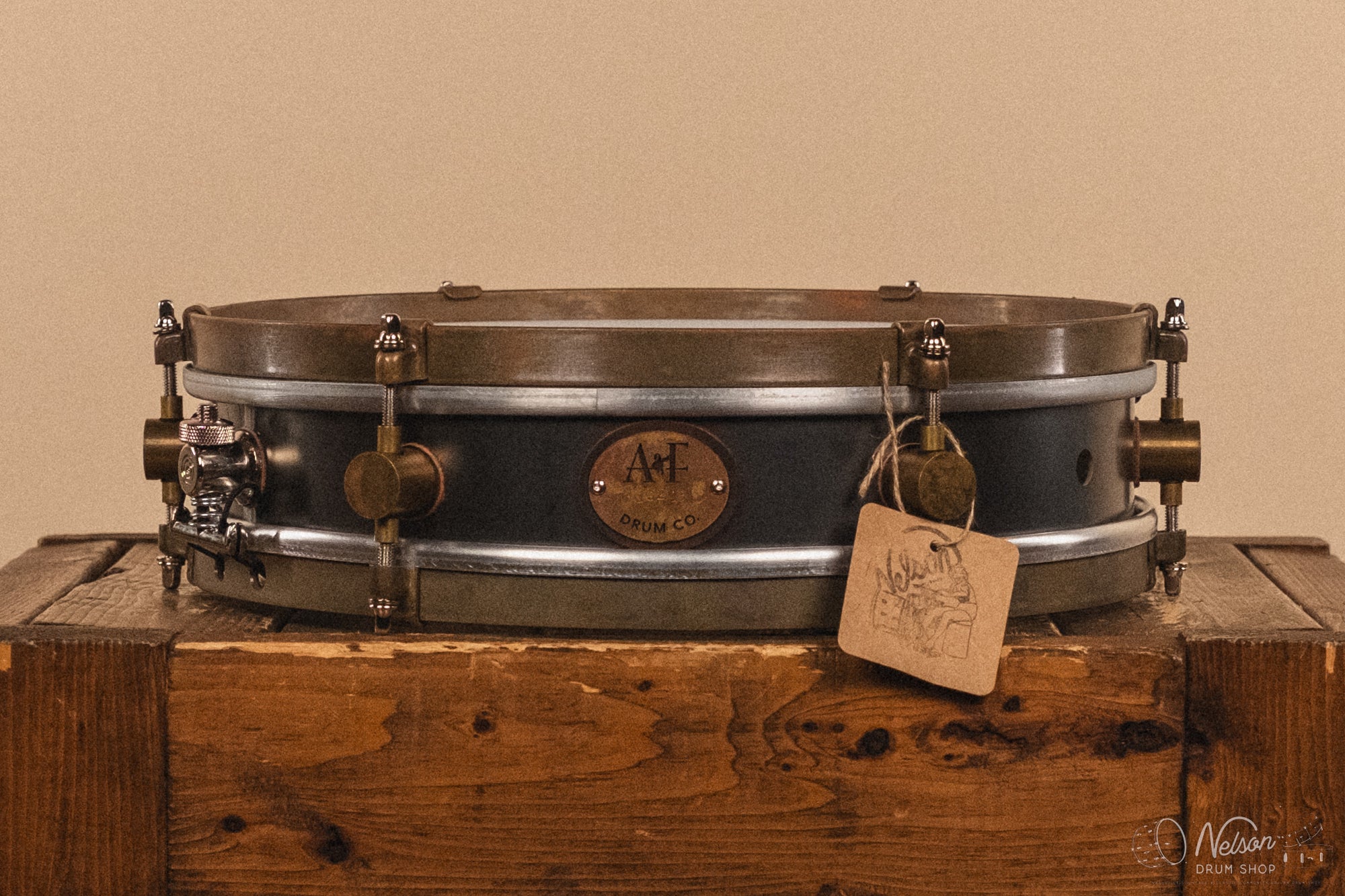 A&F Drum Co. 'Rude Boy' in Raw Steel - 3x13