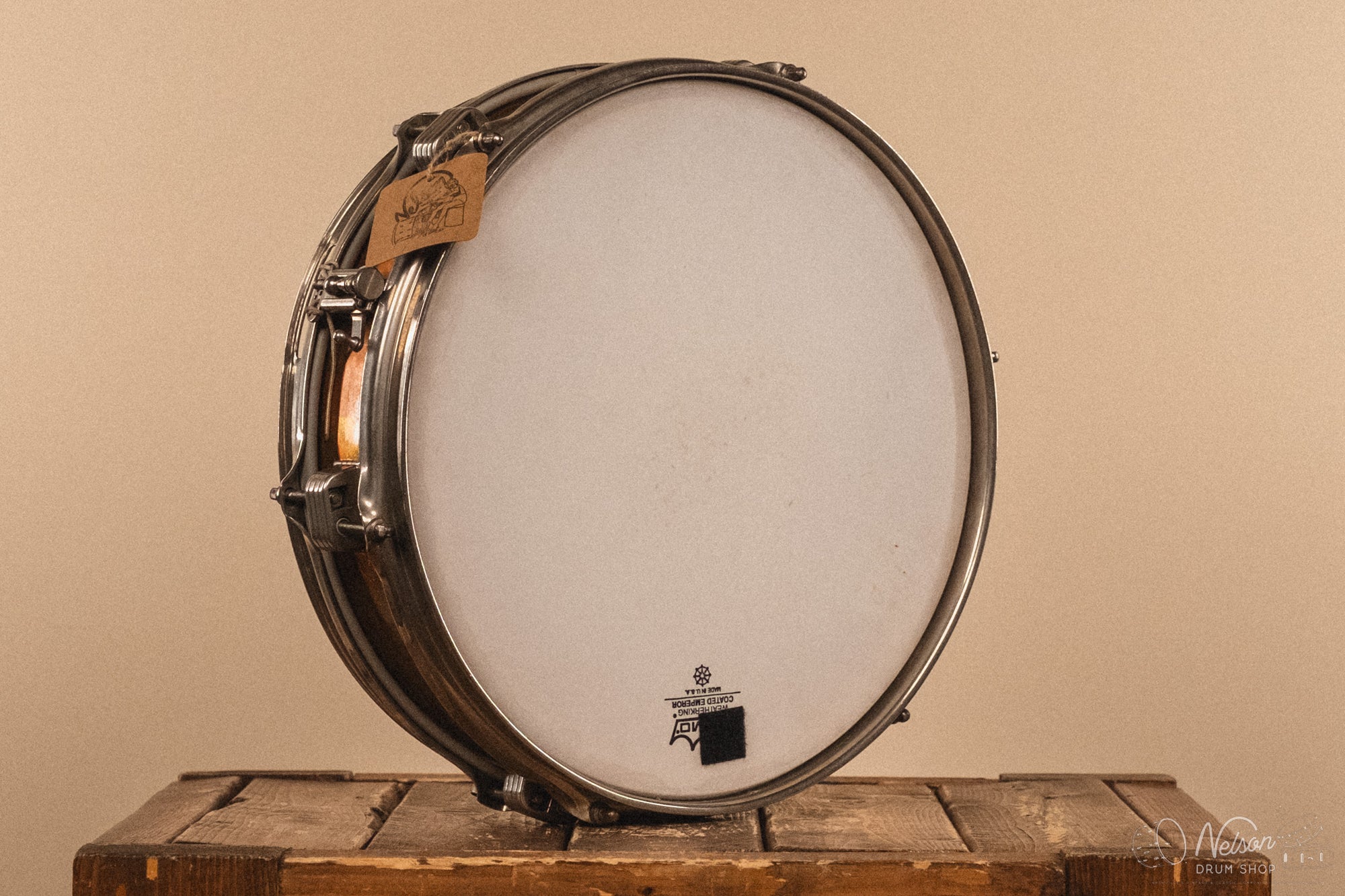 1958-59 Ludwig Transition Badge 'Jazz Combo' refinished in Foil - 3x13