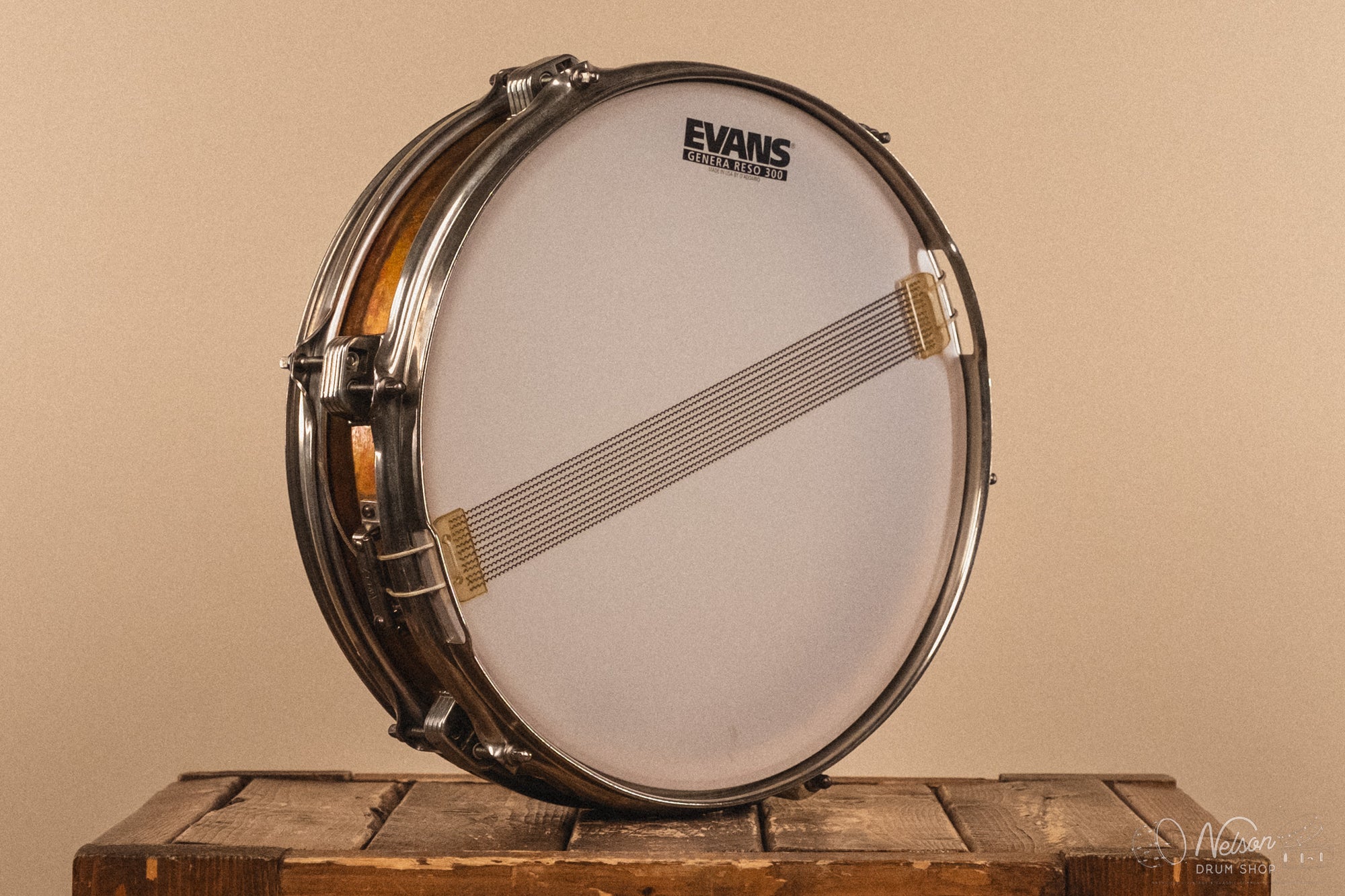 1958-59 Ludwig Transition Badge 'Jazz Combo' refinished in Foil - 3x13