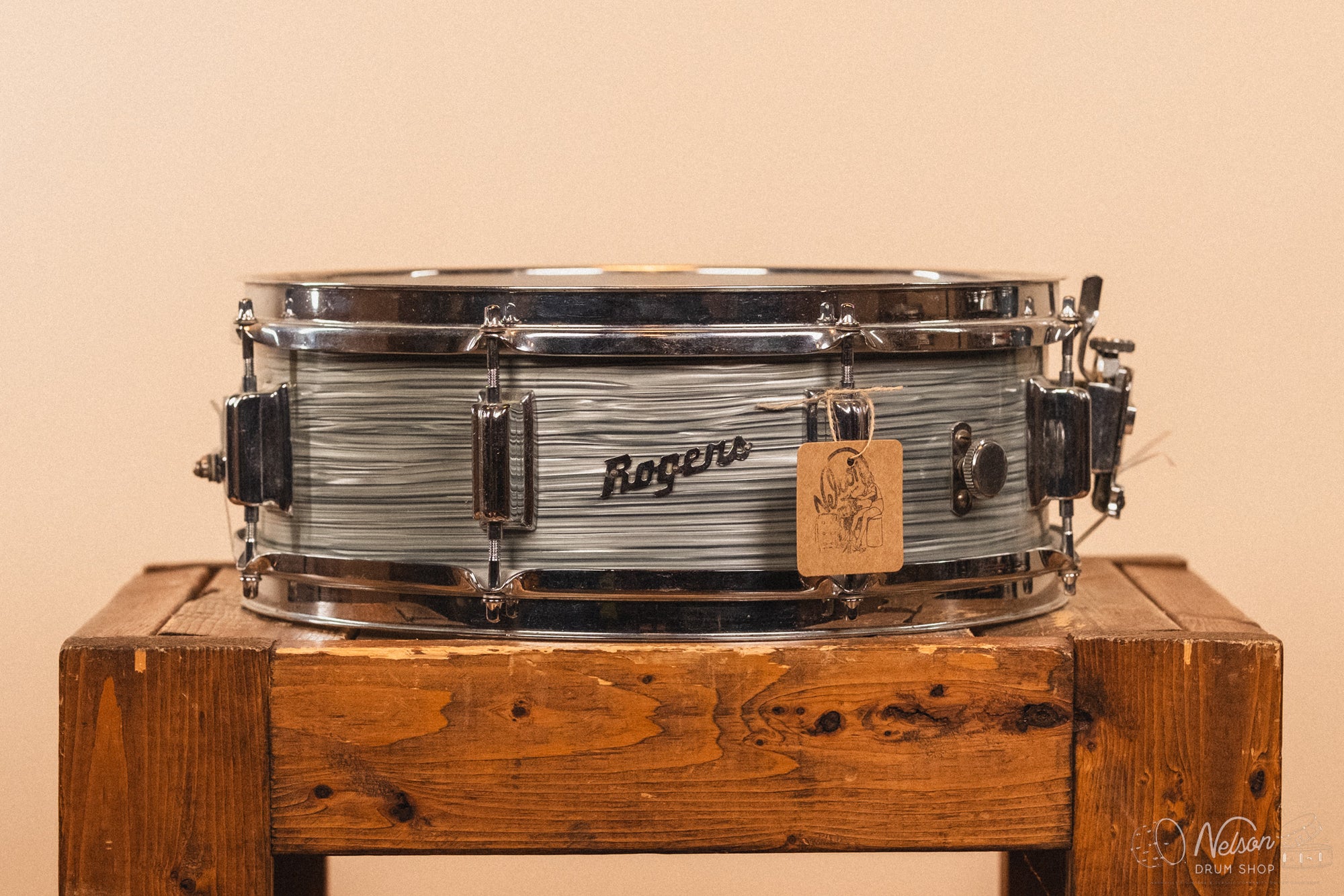 1960s Rogers Cleveland 'Powertone' in Steel Gray Ripple - 5x14