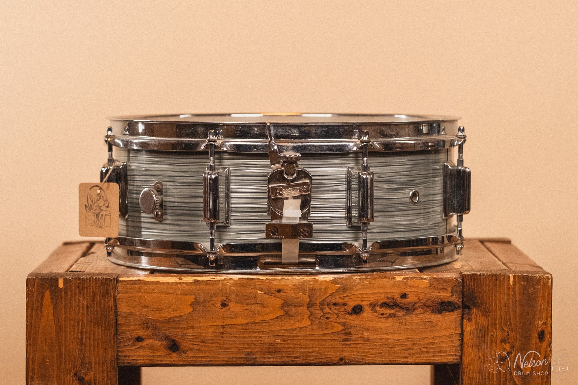 1960s Rogers Cleveland 'Powertone' in Steel Gray Ripple - 5x14