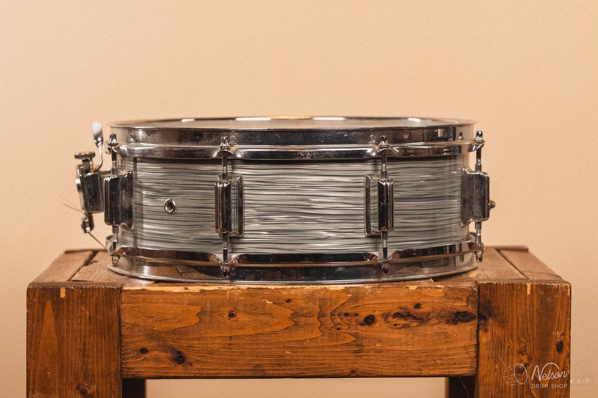 1960s Rogers Cleveland 'Powertone' in Steel Gray Ripple - 5x14