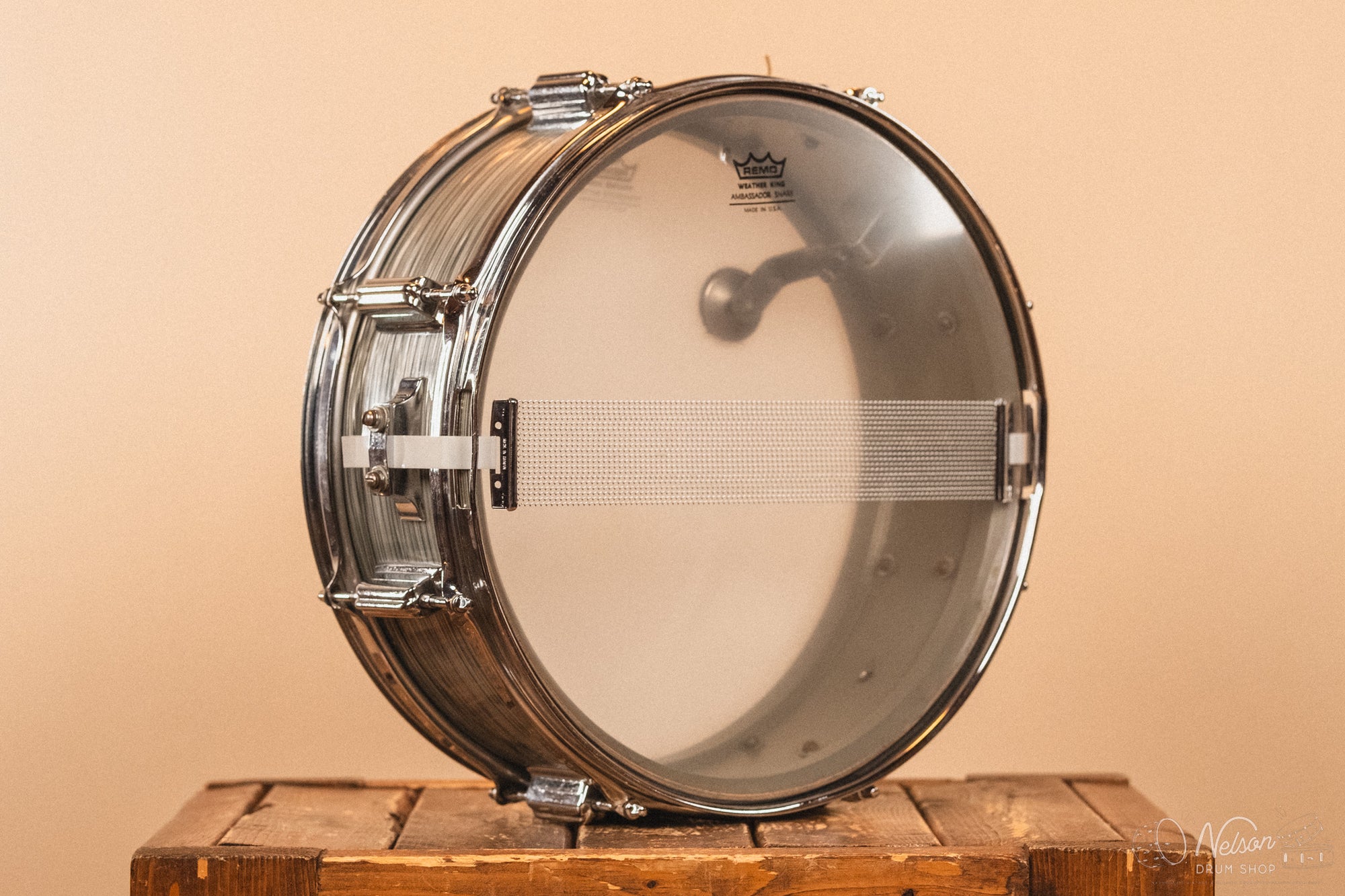 1960s Rogers Cleveland 'Powertone' in Steel Gray Ripple - 5x14