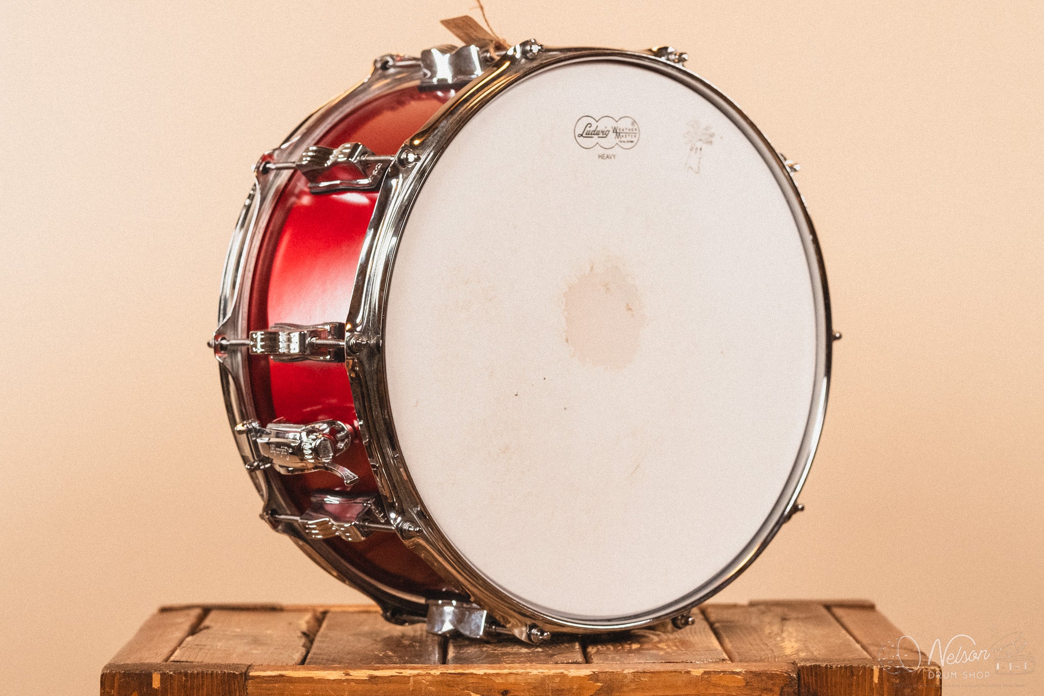 Used Ludwig Classic Maple in Diablo Red - 6.5x14