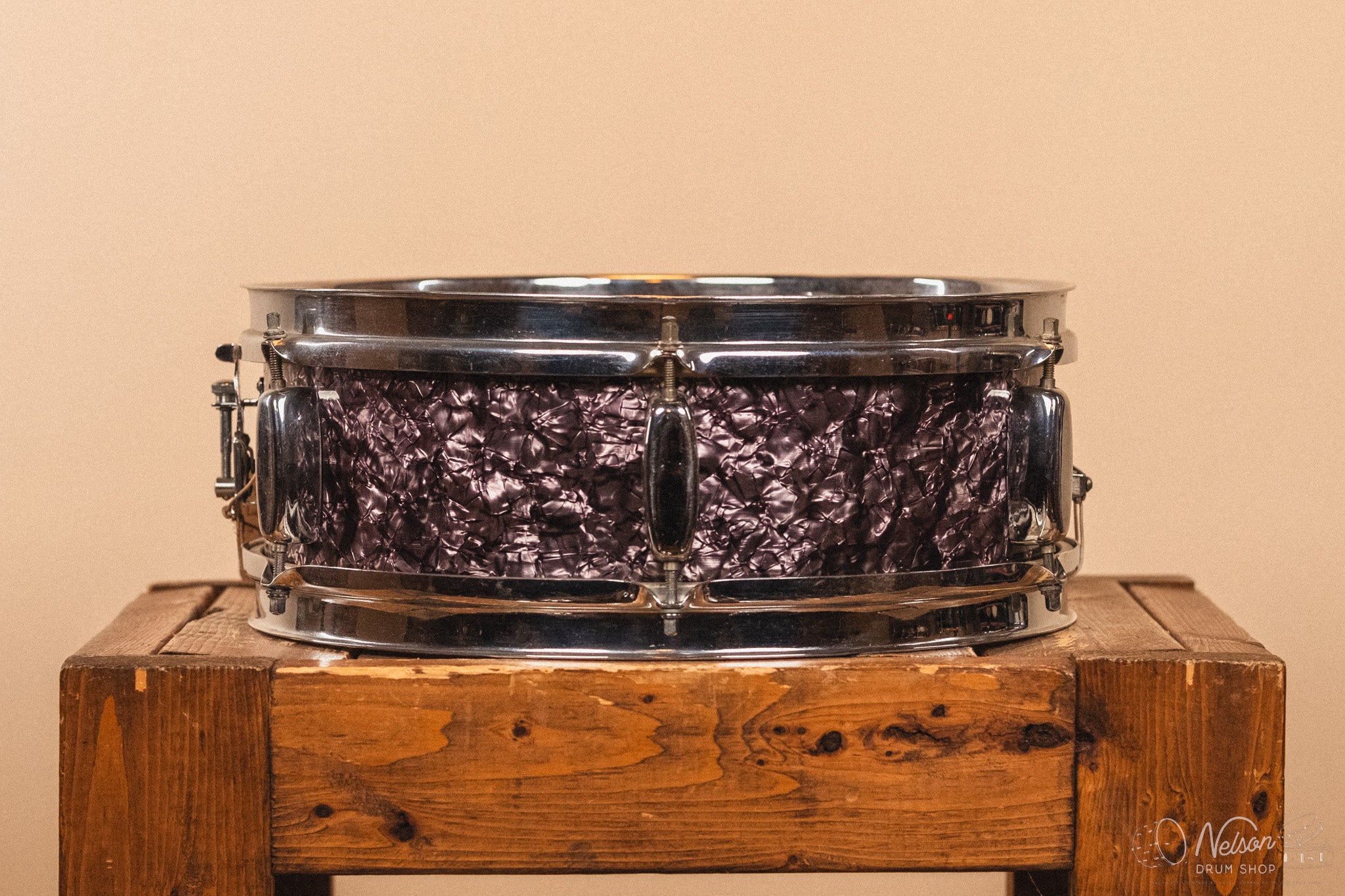 1950s Rogers Luxor in Purple Diamond Pearl - 5x14