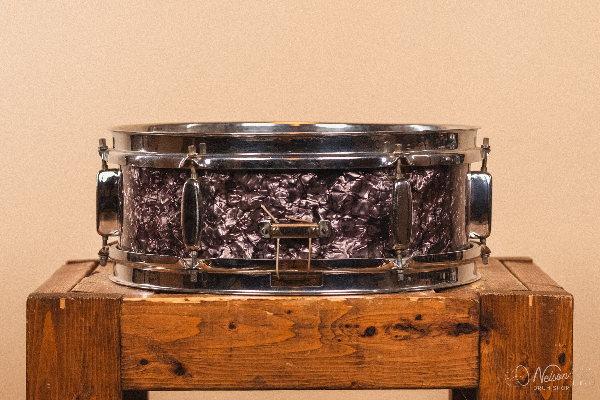 1950s Rogers Luxor in Purple Diamond Pearl - 5x14