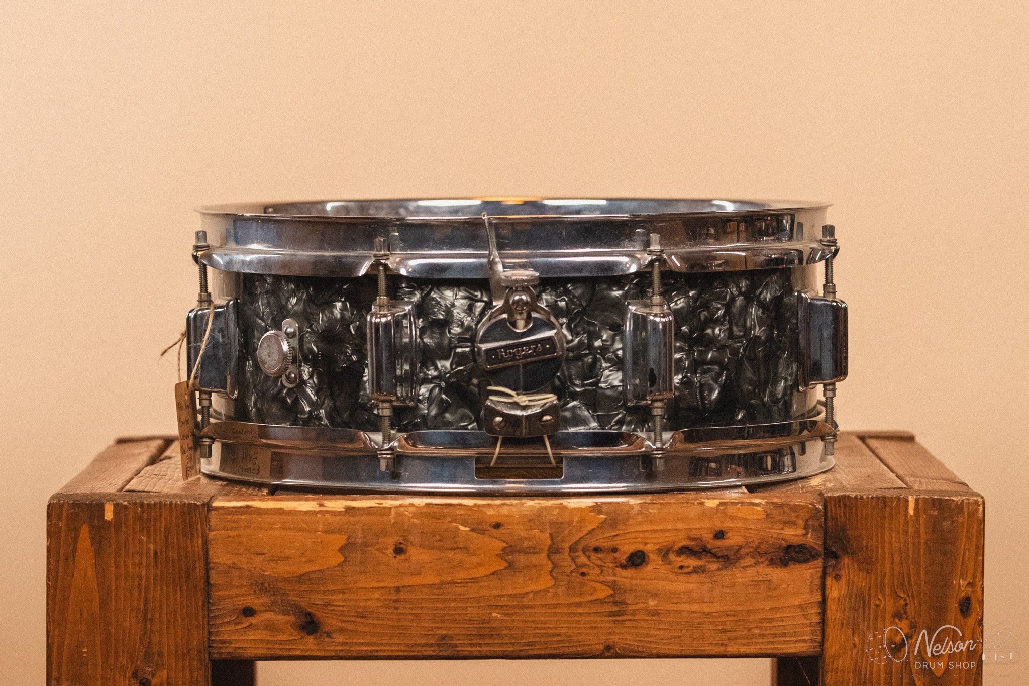 1960s Rogers Powertone Cleveland in Black Diamond Pearl - 5x14