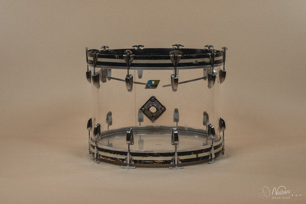 1970s Ludwig 'Hollywood' in Clear Vistalite - 14x22, 8x12, 9x13, 16x16