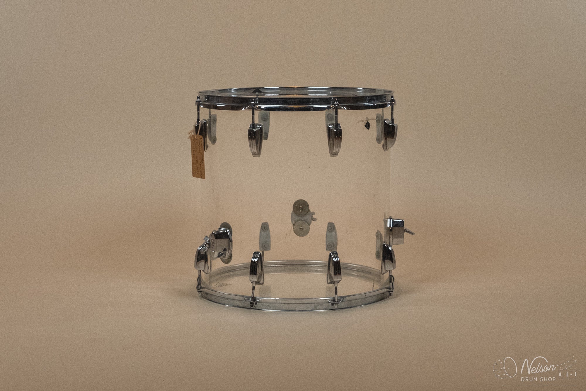 1970s Ludwig 'Hollywood' in Clear Vistalite - 14x22, 8x12, 9x13, 16x16