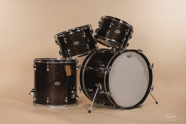 1970's Slingerland 'New Rock Outfit' in Rootbeer Sparkle - 14x20, 8x12, 9x13, 16x16