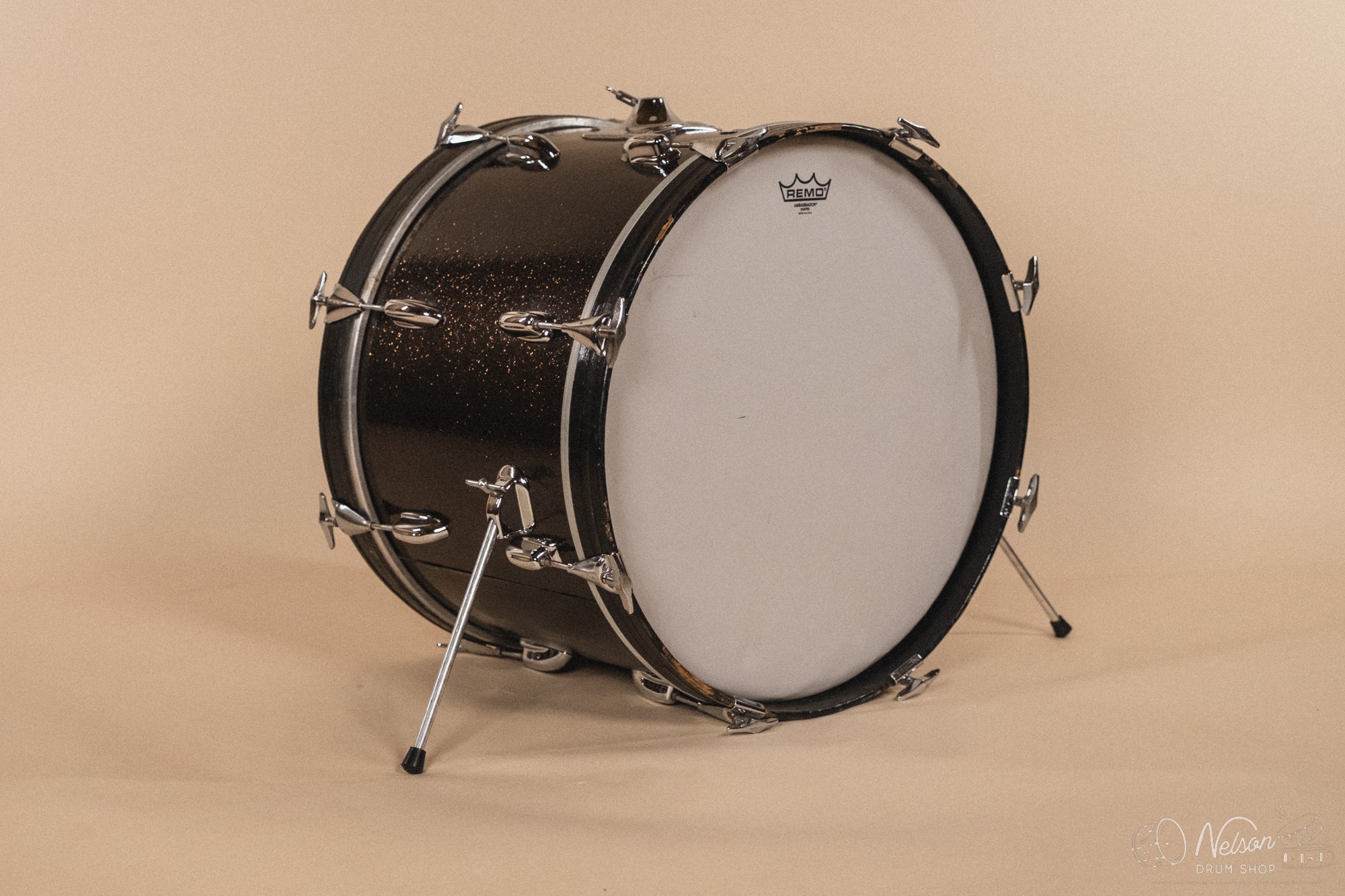 1970's Slingerland 'New Rock Outfit' in Rootbeer Sparkle - 14x20, 8x12, 9x13, 16x16