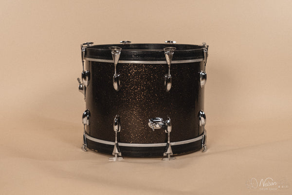 1970's Slingerland 'New Rock Outfit' in Rootbeer Sparkle - 14x20, 8x12, 9x13, 16x16