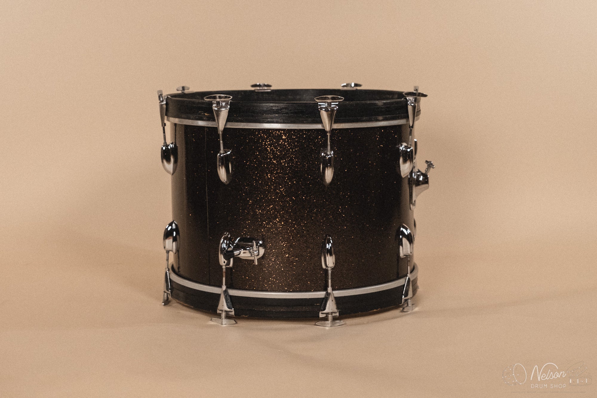 1970's Slingerland 'New Rock Outfit' in Rootbeer Sparkle - 14x20, 8x12, 9x13, 16x16