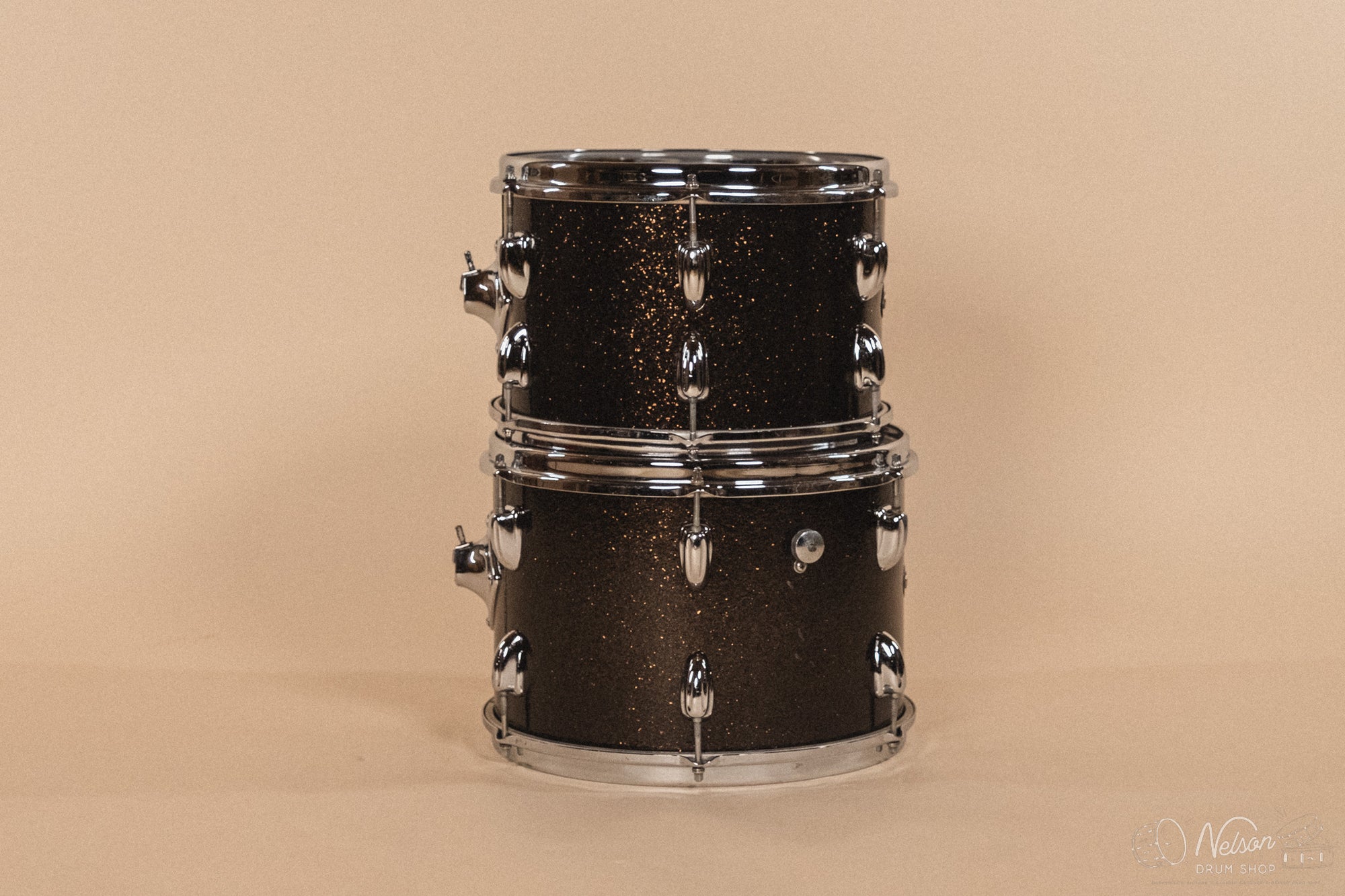 1970's Slingerland 'New Rock Outfit' in Rootbeer Sparkle - 14x20, 8x12, 9x13, 16x16