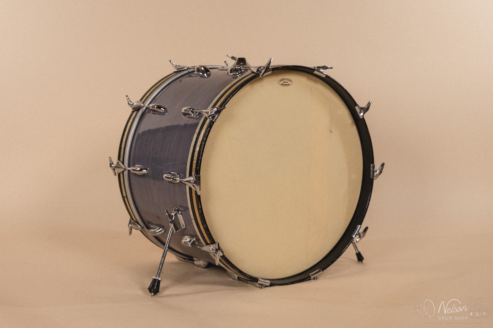 1970s Slingerland 'New Rock' in faded Rosewood Pearl - 14x22, 8x12, 9x13, 16x16