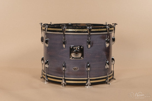 1970s Slingerland 'New Rock' in faded Rosewood Pearl - 14x22, 8x12, 9x13, 16x16