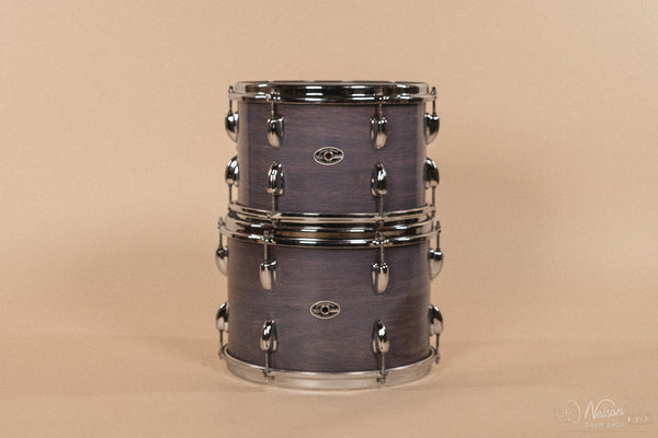 1970s Slingerland 'New Rock' in faded Rosewood Pearl - 14x22, 8x12, 9x13, 16x16