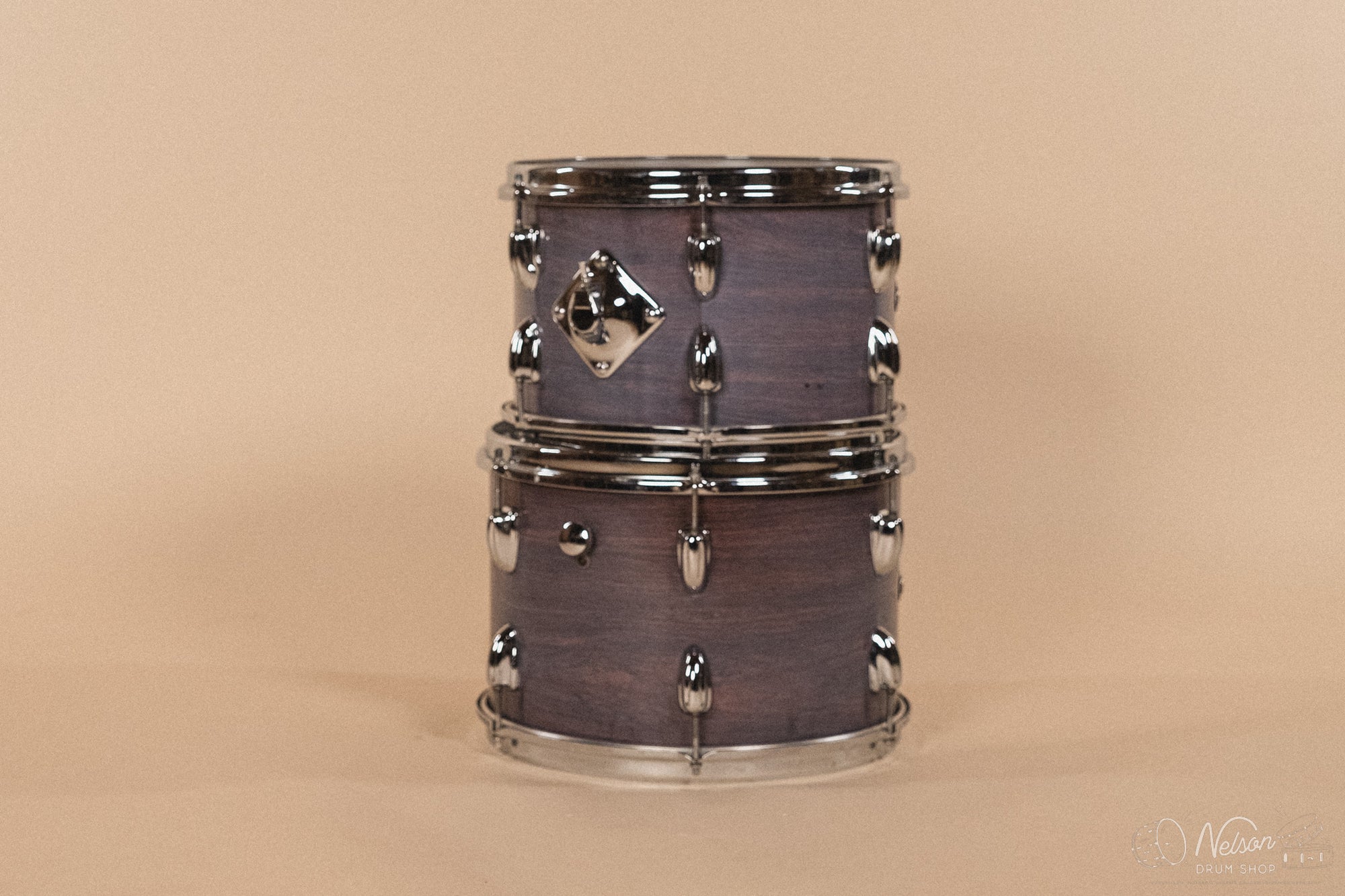 1970s Slingerland 'New Rock' in faded Rosewood Pearl - 14x22, 8x12, 9x13, 16x16