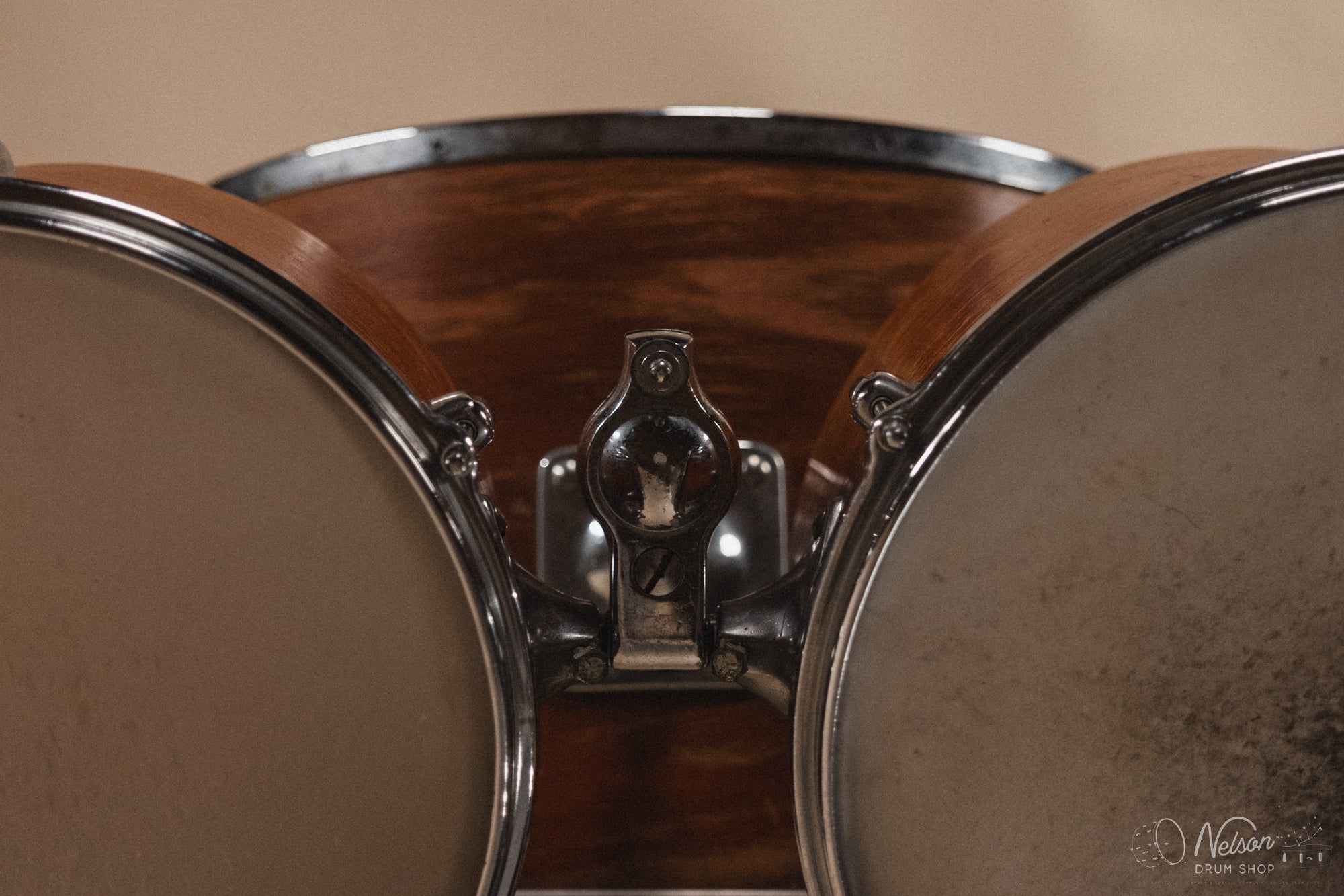 1970s Slingerland 'On Tour' in Mahogany Wood - 14x22, 8x12, 9x13, 14x16