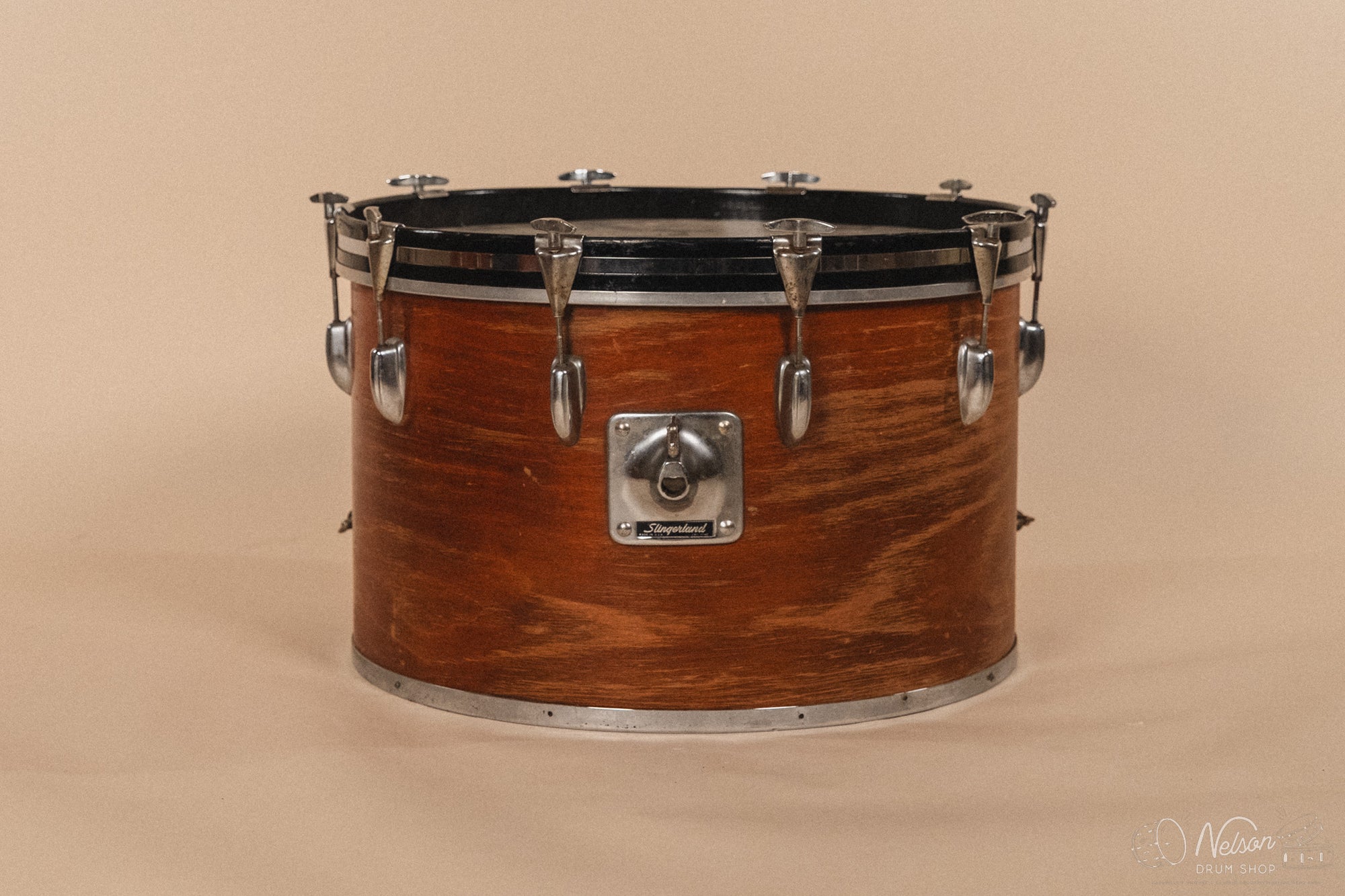 1970s Slingerland 'On Tour' in Mahogany Wood - 14x22, 8x12, 9x13, 14x16