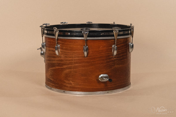 1970s Slingerland 'On Tour' in Mahogany Wood - 14x22, 8x12, 9x13, 14x16