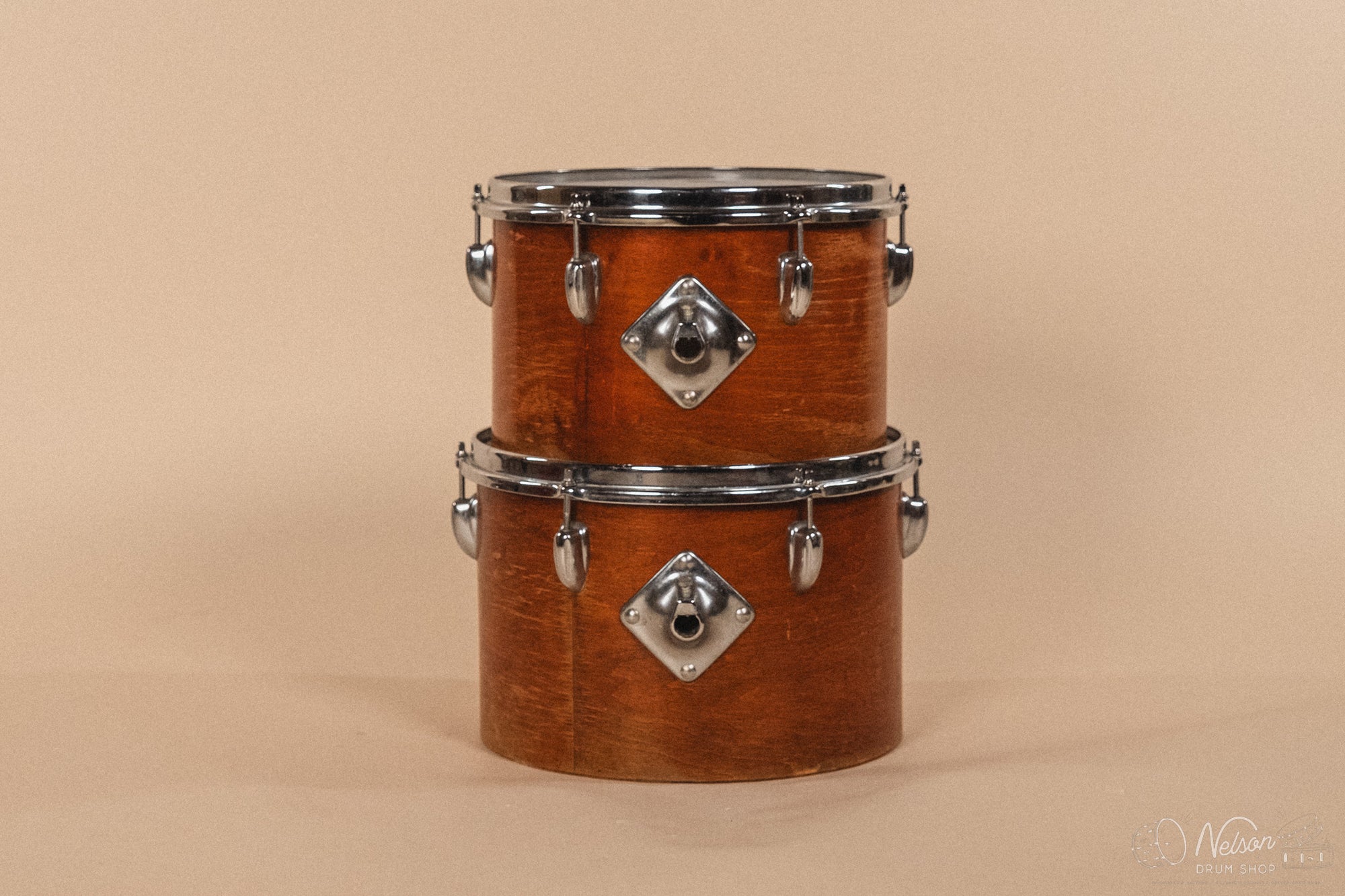 1970s Slingerland 'On Tour' in Mahogany Wood - 14x22, 8x12, 9x13, 14x16