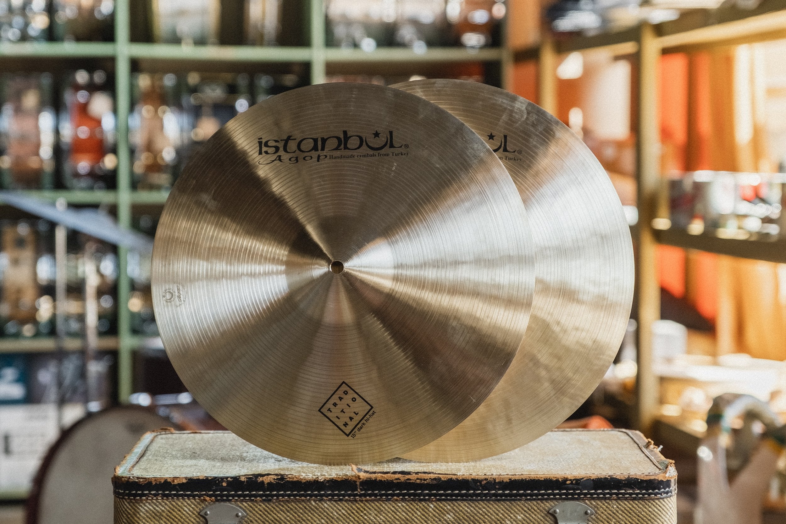 Istanbul Agop Traditional Dark Hi-Hats - 15"