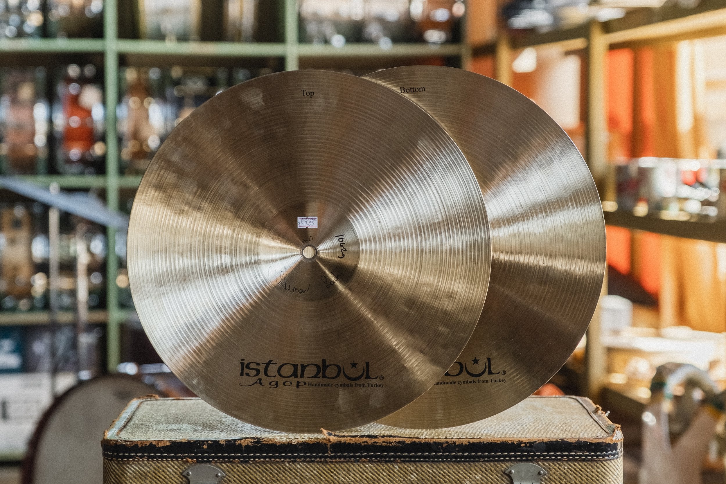 Istanbul Agop Traditional Dark Hi-Hats - 15"