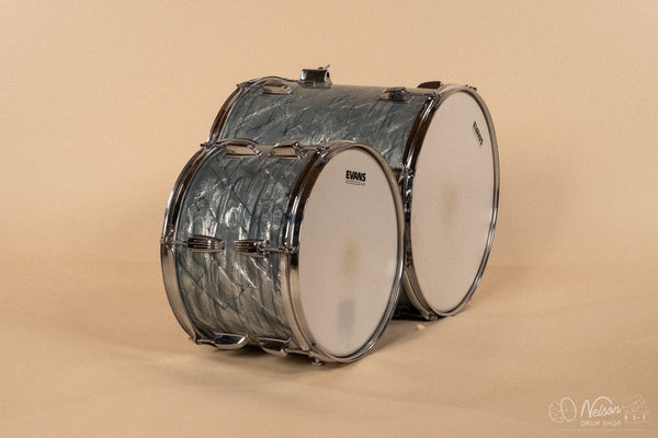 1960s Ludwig Pre-Serial 'Super Beat' in Sky Blue Pearl - 14x20, 9x13, 16x16